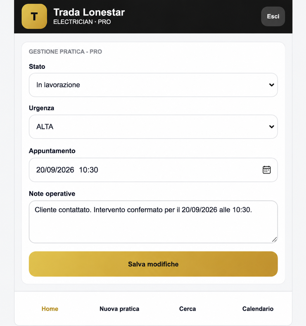 Preventivo inviato in DML Universal System PRO con PDF email accettazione e rifiuto