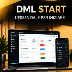 Copertina DML START nero e oro
